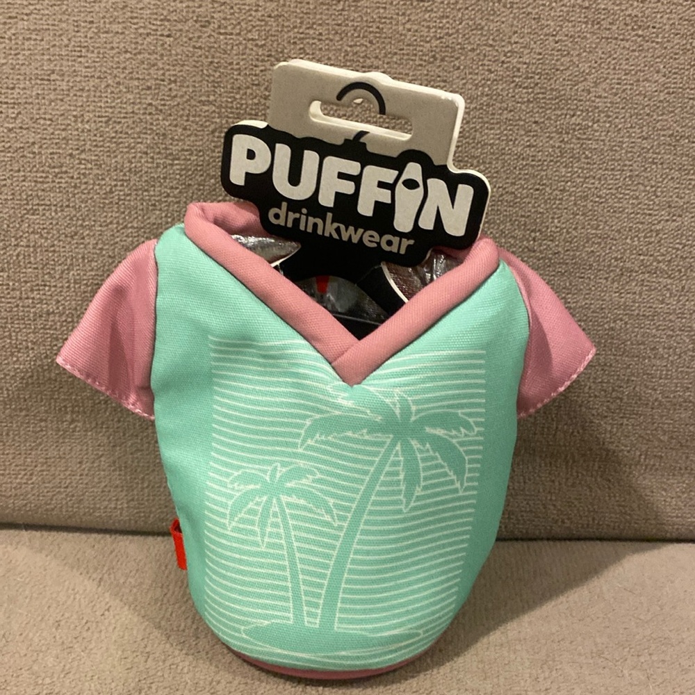 Puffin The Tee Insulated 12oz Can Cooler/Beer Bottle & Soda Can Insulator